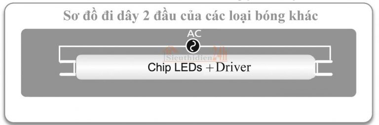 Sơ đồ cách lắp đèn tuýp Rạng Đông